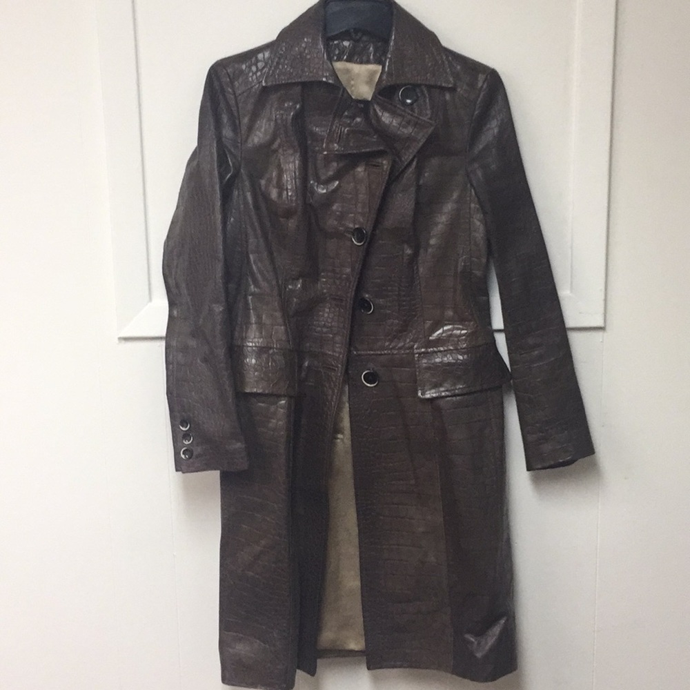 Stephen 💯Leather Lined Made in Italy 🇮🇹 Coat